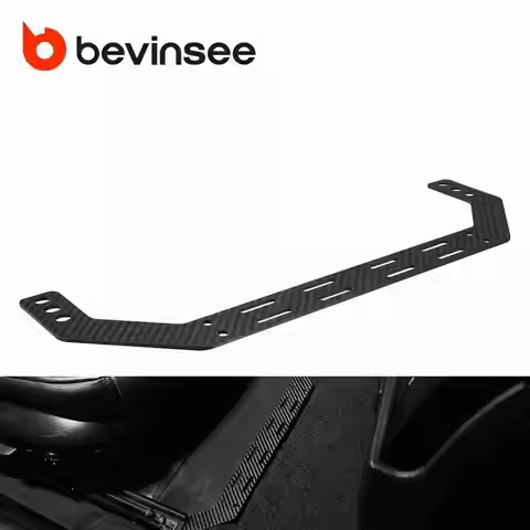 BEVINSEE Carbon Fiber Seat Mount Holder Bracket for BMW 3 Series E90 E91 E92 E93 325i 328i 330i 335i