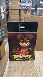 全新 Medicom Toy Bearbrick Be@rbrick 400% 100% Godzilla VS Destroyer Version Godzilla Meltdown Clear O