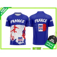 2022 WORLD CUP shirt FRANCE FC Fullprint Sublime FRANCE Jersey