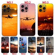 At The Sunrise aircraft plane landing phone cover for Huawei Y7A Y9S Nova 8i Pura 70 Nova 12i 13i No