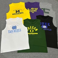 American Style Basketball Vest DukexNorth Carolina Oregon Training Shooting Suit Men's Sports Quick 