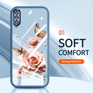 YBD Clear Phone Case For Samsung Galaxy A50 A50S A30S A307 A03S A02S M02S A025 A307 Dreamy Flowers B