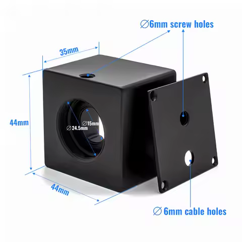 WGWK MINI Aluminum Metal Box Camera Shell Housing Case CS Mount M12 Mount With Camera Stand For IP U