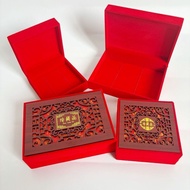 Wedding Celebration Red Gift Box Empty Box Gold Storage Box Gold Banknotes Gold Bar Display Gift Box