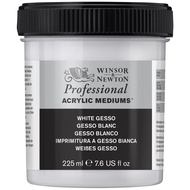 Winsor & Newton Professional Acrylic White Gesso Primer 225ml 3040920, 884955001776 (2824379202371)