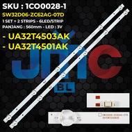 Backlight TV Samsung 32 Inch UA32T4503AK UA32T4501AK UA32T4503 UA32T4501 SW32D06-ZC62AG-07D