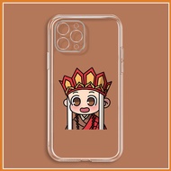 Tpu Phone Case with Unique Tang Monk and Student Image Printed For iphone 14 pro 14 promax 11 12 13/