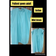 Patient gown Adult Cotton Free Size Med-XXL Hospital Patient Clothes