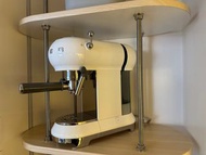 Smeg ECF01WHUK 15巴 50年代 復古意式半自動咖啡機 (白色)