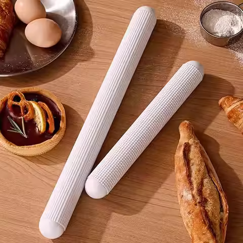 Non-Stick Floating Point Rolling Noodle Stick Dumpling Skin Household Rolling Noodle Stick Non Stick