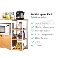 OKURA Multi-Layered Spice / Microwave / Oven Multipurpose Kitchen Rack Kitchen Shelf Home Living Rak
