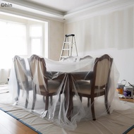 [Dhin] Transparent Disposable Waterproof Bed Cover  Furniture Protector Dustproof Mattress Sheet for