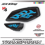 RX KING TRANSPARENT STICKER SIMPLE POLET NEWEST VARIATION TRANSPARENT STICKER H79 STRIPING MOTIF