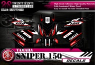 Sniper 150 decals / sticker Version 1