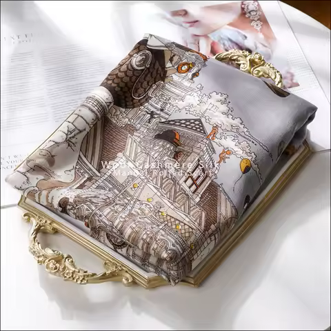 Winter Warm Wool Silk Scarf Luxury Mulberry Scarfs Large Pashmina Rolled Edge Shawls Stole Cape Blan