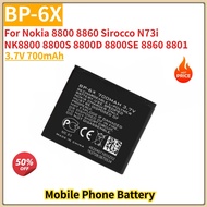 BP-6X High Quality Phone Battery 3.7V 700mAh For Nokia 8800 8860 Sirocco N73i NK8800 8800S 8800D 880