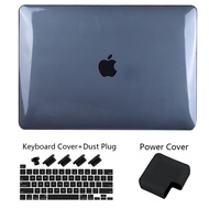 Crystal clear Case with Keyboard Film + Charger Cover+ Dust Plug for New Macbook 2022 Air13.6 M2 A26