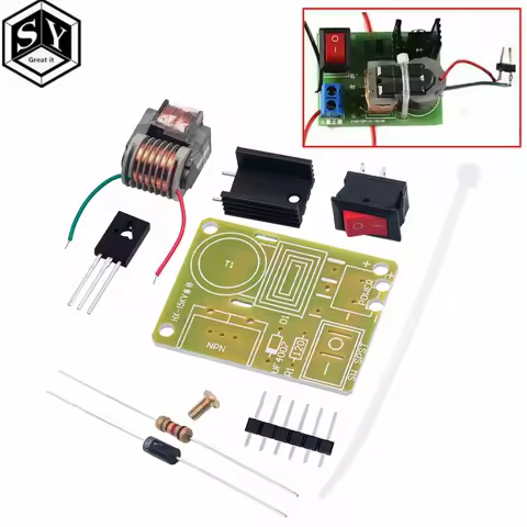 15KV High Frequency DC High Voltage Arc Ignition Generator Inverter Boost Step Up 18650 DIY Kit U Co