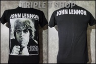 เสื้อยืดคอกลม สกรีนลายวง JOHN LENNON