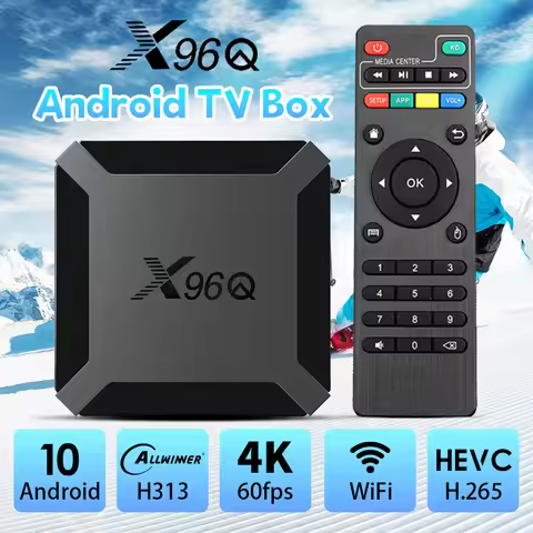 Original X96Q TV Box Android10 Allwinner H313 Quad Core 1GB 8GB / 2GB 16GB 2.4G Wifi 4K HD Media Pla