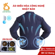 Genuine Japanese Air Conditioner Battery 50000-70000mAh Using 12-18h 18V Fan - 9 Very Strong Blades,