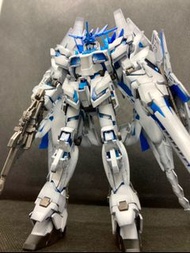 高達模型 塗裝 上色完成品 Bandai Gundam base limited HG Gundam Unicorn Perfectibility 完美獨角獸 高達