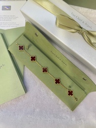 Van Cleef&Arpels紅五花手鏈