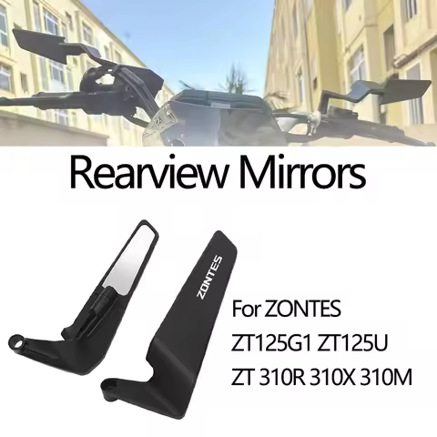 For ZONTES ZT125G1 ZT125U ZT 310R 310X 310M 125G1 125U 125 310 Motorcycle Accessories Rotatable Alum