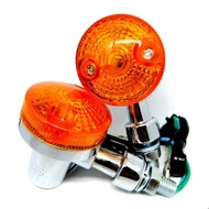 Lampu Sein jadul Riting Reteng Motor Bulat Plastik Motor CB CBR Ninja Vixion Megapro
