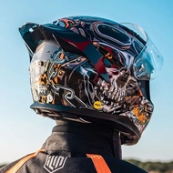 ILM Full face Motorcycle Helmet Double Lens Off-Road Racing Motocross helmet Cascos para motos DOT C