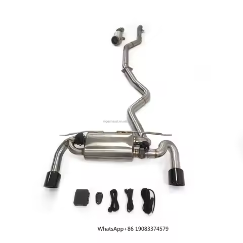 ING Stainless Steel Exhaust System Performance Catback with Downpipe for BMW M240I F22 B58 3.0T Muff