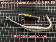 Knalpot Ninja R RR SS TOSTECH Exhaust 2 Tak 150 Carbon