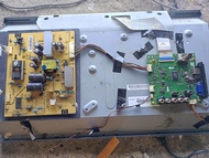 mesin tv led lc24n407i 24n4071 mainboard psu powersuplay mb tv sharp lc-24n407i 24n407i