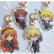 Limbus Company sinner acrylic keychains part 1 [ Don quixote, Ishmael, Gregor, Sinclair ]