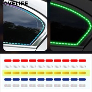 [ Featured ] Luminous Stickers Reflective Rim Tape / Auto Motorcycle Decoration Sticker / DIY Dashed Line Reflective Strip / Night Safty Warning Decal / Car Wheel Tire Stickers