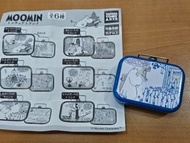 全新 姆明Moomin 小型行李箱造型 收納盒子 扭蛋玩具