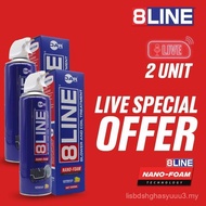 [ LIVE OFFER 2 UNIT ] 8LINE Blower & Coil Treatment 500ml - Produk Khas Untuk Servis Aircond Kereta 