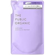 The Public Organic Treatment Refill [Super Shiny] [Glossy, Moisturizing], 13.5 fl oz (400 ml), Best Cosmetics, Amino Acids, Aroma, Essential Oils, Hair Care, Made in Japan