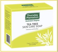 THURSDAY PLANTATION 星期四茶樹油香皂 TEA TREE SOAP BARS 125G X3