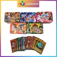 Yugi Cards Iron Box Yugioh Yugi-Oh Cards English Version 41 Cards Tin Box Children's Toys