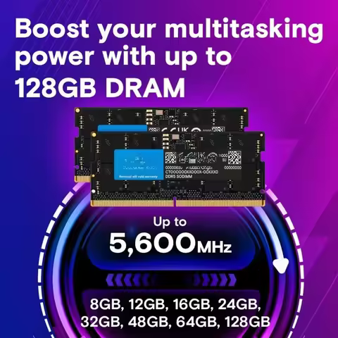 Exclusive Deal 64GB DDR5 RAM 5600MHz SODIMM Laptop Memory Kit 2x32GB for 13th Gen 6000 Series