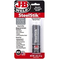 J-B Weld 8267-S SteelStik Steel Reinforced Epoxy Putty Stick - 2 oz