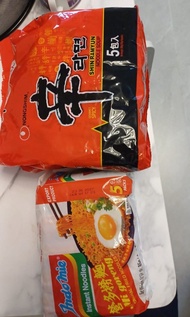 韓國辛辣麵+印尼營多撈麵