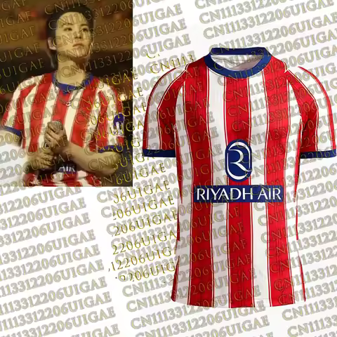 AI-generated Suga Atletico Madrid 2026/27 Home Football Shirt Training Summer Men's T-Shirt Children