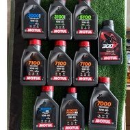 100%Motul 4T Minyak Hitam Mineral Semi Fully 3000plus 3100 5100 7100 Htech 300V Scooter Le Scooter P