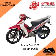 Cover Set Y125 ZR Merah Putih original VRC 1 Yamaha body set ori 100% 5XK-F0000-P2