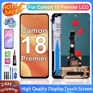 For Tecno Camon 18 Premier LCD Display CH9 CH9n Touch Screen With Frame Digitizer Assembly