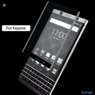 4D Tempered Glass BlackBerry Key One Phone (black)