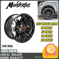 MONSTERIMS RIM 4X4 4WD MC-802 OFF ROAD RIM ORIGINAL RIM 16 17 18 20 Inch 6x139.7 6x114.3 (Set)