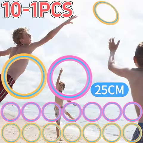 1-10PCS 25cm Flying Disc Portable Flying Ring Versatile Throwing Catching Disc Outdoor Flying Disc f